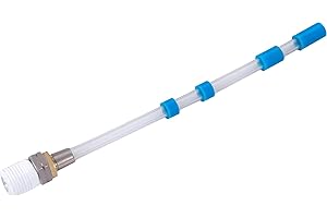 BenBow Manguera rotativa para Pistola de Limpieza neumática - Manguera de Repuesto con 4 Pesos - para un Efecto de torbellino Intenso y Compatible con la Serie Blue Storm Pro