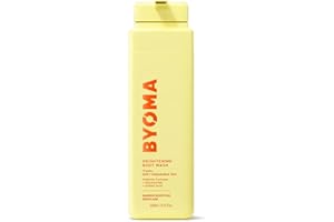 BYOMA Brightening Body Wash (400ml) Treats Dull and Dehydrated Skin, Balances and Repairs the Skin Barrier with Niacinamide and Azelaic Acid - Brightens and Evens Skin Tone