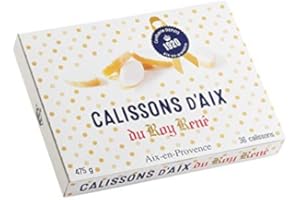 Confiserie du Roy René - Boîte de 36 Calissons d'Aix en Provence - 475 Gr