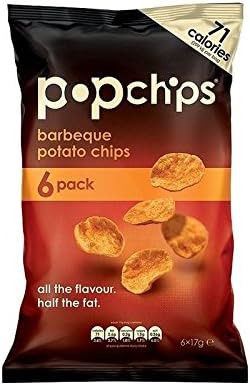 Popchips Barbeque Multipack 17g x 6 per pack - Pack of 6