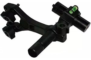 ACCMOS Compound Bow Laser Visor Aluminium Archery Centre Laser Aligner with 360 Degree Rotating Head and Body, Hunting and Shooting Exercises Bow Accessories