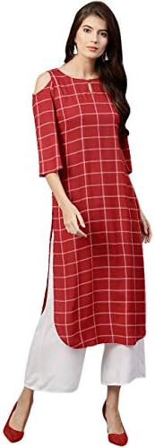 GeruaWomen's Straight Kurta