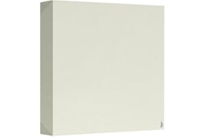 Addictive Sound Panneau Acoustique Mural Premium 50x50x11 cm - Absorbeur Acoustique Avec Tissu Acoustique 275 g/m2 - Panneaux Acoustiques - Plaque Acoustique - Decoration Murale - Ivoire