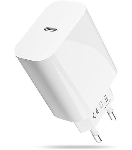 30W Caricatore USB C Rapido per iPhone 17/16E/16/16 17 Pro Max/16 Plus/15/15 Pro Max/15 Plus/iPad, Spina Caricatore iPhone Presa Usb C Fast Charger Type C Alimentatore USB C Spinotto con Cavo USBC