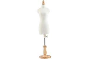 Colcolo Mini Dress Form, Pinnable Manikin Miniature Dressmaker Dummy Sewing Mannequin for Costume Design, Sewing (33cm)