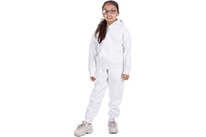 Trendy Toggs New Kids Tracksuit Fleece Overhead Hoodie Jogging Bottoms Drawstring Cuffed Warm Sportswear Athleisure