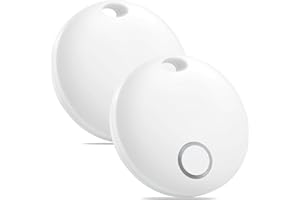 Bestray Tracker Tags, confezione da 2 pezzi, Smart Tracker funziona con Find My App (solo iOS), tracker bagagli per chiavi, zaino, portafoglio, batteria sostituibile, IP67 impermeabile