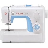 Singer Simple 3221 - Máquina de coser mecánica, 21 puntadas, 120 V, color blanco