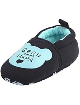 URSING Krippen Kleinkind Schuhe Baby-weiche Pantoffel-Schuhe Nette Tiere bedruckte Schuhe Freizeitschuhe Runde...