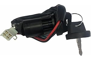 M.A.D MYLDAN AUTO DESIGN Suzuki 4 Wire Ignition Key Barrel Switch with 2 X Keys Quad ATV LT LTA LTZ 50 80
