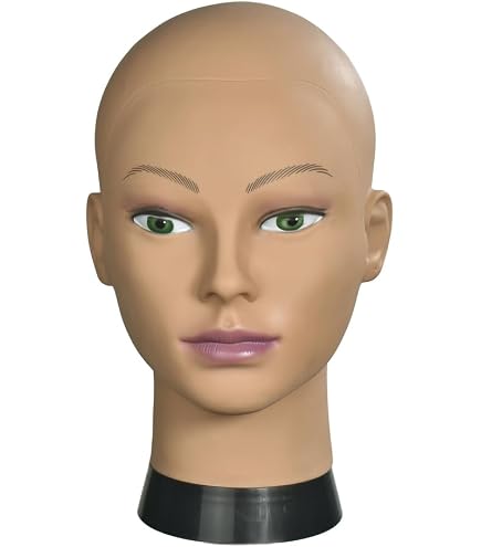 Mannequin-Kopf, weiblich ohne Haare, zum Üben für Perückenherstellung Mannequin-Kopf, weiblich ohne Haare, zum Üben für Perückenherstellung