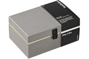‎SEMIKOLON Semikolon 373069 Premium Aufbewahrungsbox One Line Edition - Geschenkbox Small 21,5 x 14,5 x 10 cm - Granit