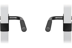 SYL Fitness Barre per rack a tubo quadrato da 5 cm x 5 cm, doppie maniglie sottili e larghe