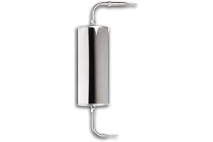 Hansen Styling Parts Universell lastbil, husbil, transportör ytterspegel – 1 styck (tillverkad av rostfritt stål och glas)