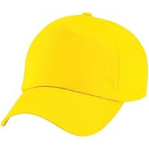 Amazon.co.uk: yellow baseball caps