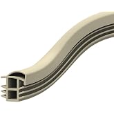 CONTACALL Steel Door Safe Wick Seal Steel Door Seal 6 Meters Cream