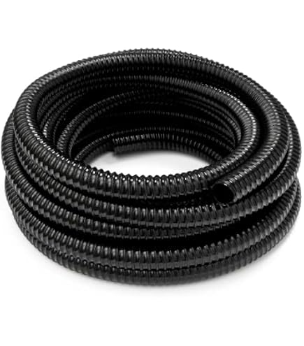 AquaOne Tubo flessibile per stagno, 40 mm, 1 1/2, al metro, tubo per laghetto di alta qualità, per giardino e stagno, tubo a spirale, tubo di aspirazione, tubo flessibile per acqua