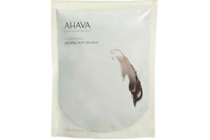 AHAVA Natural Dead Sea Mud for Body - Exclusive Black, Creamy Dead Sea Mud to Purifiy, Soften & Refine Skin, Soothes Discomfort, Enriched with Potent Minerals of Dead Sea blend Osmoter, 13.6 oz