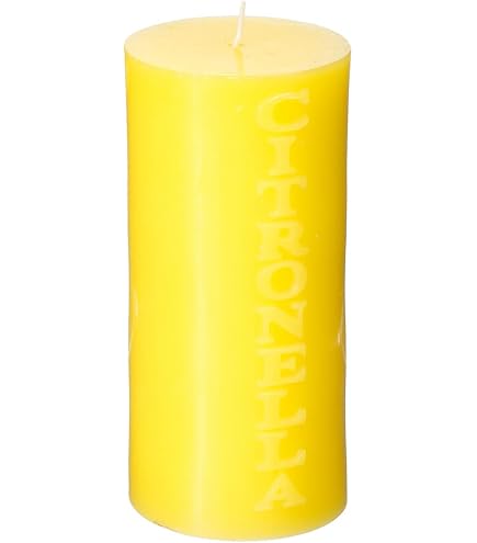 Bougies Parfumées à La Citronnelle - Lot De 2 - Brûlent 35 Heures - Anti-moustiques - Parfaites Terrasse été