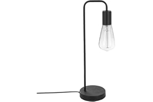 ATMOSPHERA CREATEUR D'INTERIEUR Lámpara sobremesa de metal H46 - Negro, Pequeña