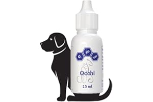 VET-SERVICE Ozo-Vet | Occhi Cane 15 ml – Gocce per Cheratosi, Ulcere Corneali ed eccessiva Secrezione Oculare
