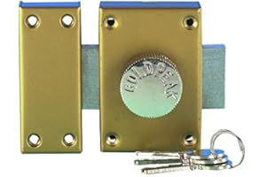 Tec Hit 561231 Verrou de sureté à bouton 3 Clés Ø 40 mm