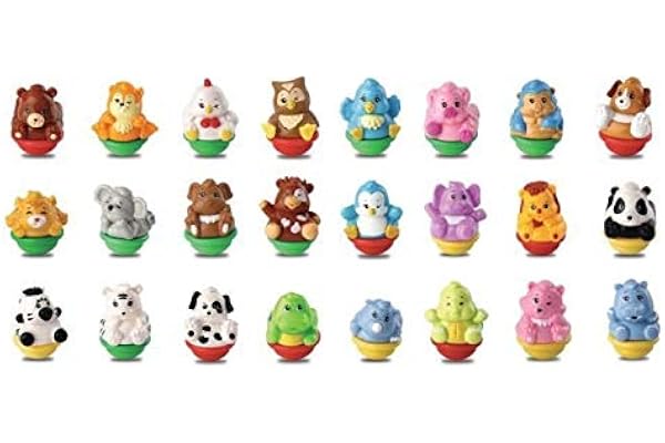 VTech ZOOMIZOOZ - Animaux Culbuto - Assortiment aléatoire (Vendu à l'unité)