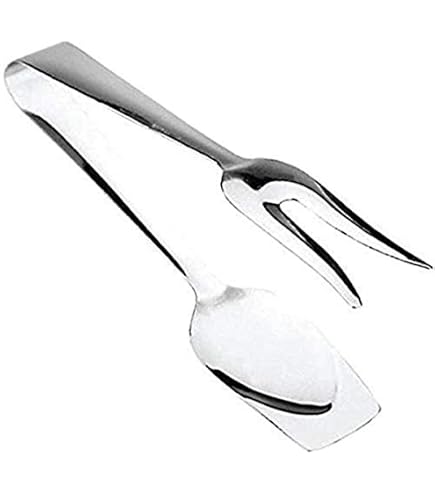 Fackelmann Pinza Da Cucina Multiuso Inox 30 Cm - Bloccabile, Resistente Al Calore, Per BBQ E Servizio