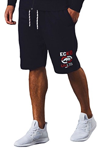 Ecko Mens Shorts Sweat Gym Fashion Jogging Bottom Fleece Short S-XXL LONGCROSS