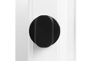 KAFENDA Adhesivo fuerte ventosa manijas de puertas y ventanas de vidrio. Cocina, nevera, cajonera, mueble tirador. agarraderas de baño, manijas sin agujeros, ventosas(negro)