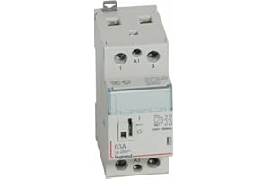 412547 Legrand - Contacteur Jour Nuit Bobine 230v~ - 2p - 63a - Contact 2no - 2 Modules