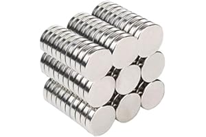 Faburo 70pz Magneti Piccoli, Magnete permanente Calamita 10 x 2 mm, Mini Magneti per Frigorifero, Calamite per Lavagna, Magnete Potenti.