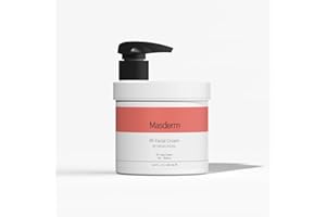 MASDERM - Crema Facial Radiofrecuencia Hidratante 500 ml, Gel Conductor Profesional con Ácido Hialurónico y Colágeno, Crema Antiarrugas y Reafirmante, Tratamiento Antiedad Facial, Uso Diario