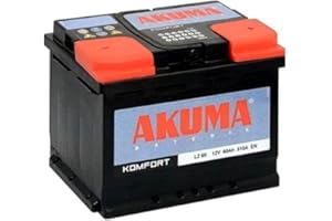 SMC Batteria Auto Akuma = Fiamm 60 Ah 12V 510A En Originale