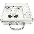 Hot Dental 3.5 x 420mm Working Distance Surgical Binocular Loupes Optical Glass with LED Head Light Lamp and Aluminum Box (Silver)