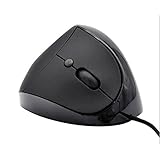 Vertical Ergonomic Optical USB Mouse / 800 / 1200/ 1600/ 2400 DPI/ 6D Vertical Model | Ergonomic Design - Prevention Against Mouse Arm/ Tennis Arm (RSI syndrome) - Particularly Arm-Friendly | 6 buttons