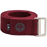 Manduka Cotton Yoga Strap, Unisex, ALIGN-8FT-VERVE, Verve