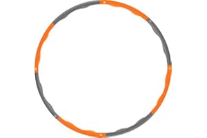 TNP ACCESSORIES TnP Weighted Hula Hoops for Adults Exercise at Home Fitness Equipment and Gym Accessories for Weight Loss Padded Wavy Hula Hoops for Weight Loss and Core Strength 95CM 1.2Kg