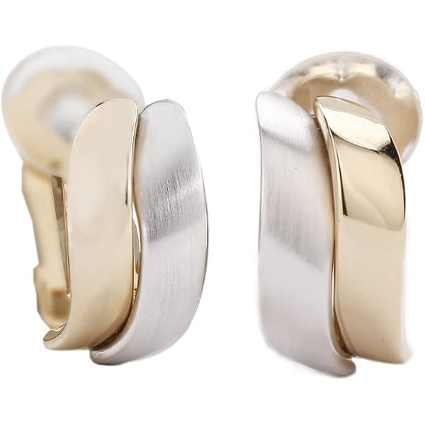 Ohrringe Clip Silber 925 Halbcreolen Ohrclip Für Damen