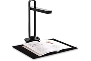 CZUR Aura X Pro Document Scanner, Portable Book Scanner Document Camera with 14MP 180+ Languages OCR Led Table Desk Smart Lamp AI Technology for Windows7 / 8/10/11, XP & Mac(with Built-in Battery)