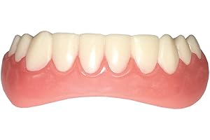 BILLY-BOB Instant Smile Dientes Cosméticos Hechos a Mano, Tono Natural, Comfortable Lower Teeth Veneer, One Size Fits Most