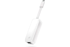 TP-Link Adaptateur USB C vers Ethernet Gigabit UE300C, RJ45 Réseau 1Gbps, Compatible avec Windows 11, MacOS, Chrome OS, Linux, MacBook Pro Air M2 M1 2022, iPad Pro Air, Surface Go, Galaxy S22 Ultra