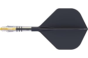 CUESOUL Rost T19 Manche et vol de fléchettes intégrés en Carbone, Grande Forme Standard, Lot de 3