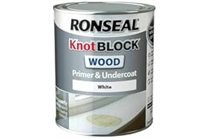 Ronseal Knot Block Wood Primer and Undercoat White 250ml