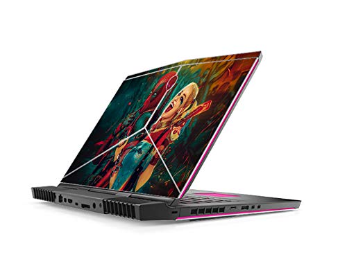 GADGETS WRAP Suicide Squad Wallpaper 14 Printed Skin for Alienware 15 R3 Laptop (Top Only)
