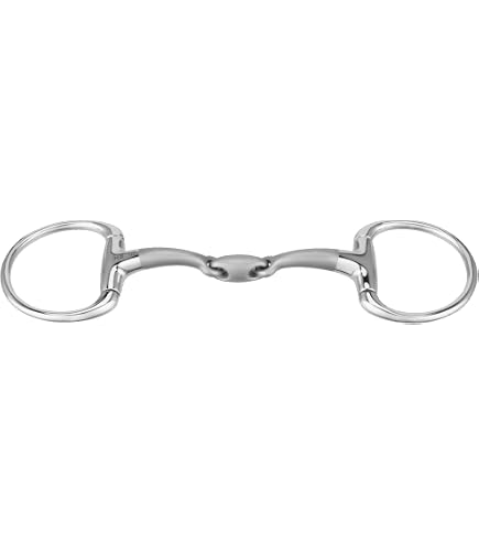 Mors Filet (bit) Snaffle Satiné Noir Avec Points SS - Marque American Heritage Equine, Pour Cheval, Neuf
