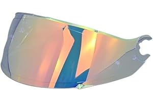 ZYAURA F for Shark D Skwal D-Skwal 2 Spartan Helm Visier Volle Gesicht Ersatz Helm Objektiv Visier Zubehör Capacete Windschutzscheibe Y (Color : Revo red)