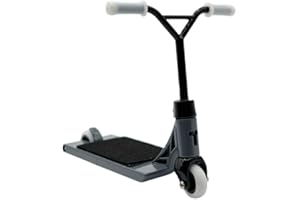 TAILWHIP Finger Scooter aus Metall, Mini Roller Spielzeug für Tricks, Fördert die Handmotorik, Kompatibel mit Finger Tech Deck Skateboard, Skatepark, Finger Bike BMX, Grey