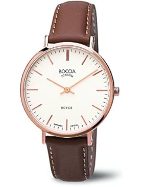 Boccia Damen-Armbanduhr Analog Quarz Leder 3590-05