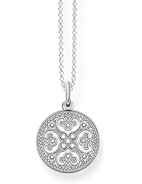 Thomas Sabo Damen-Kette Glam & Soul mit Anhänger 925 Sterling Silber weiß Länge von 40 bis 45 cm KE1555-051-14...